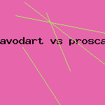 avodart vs proscar